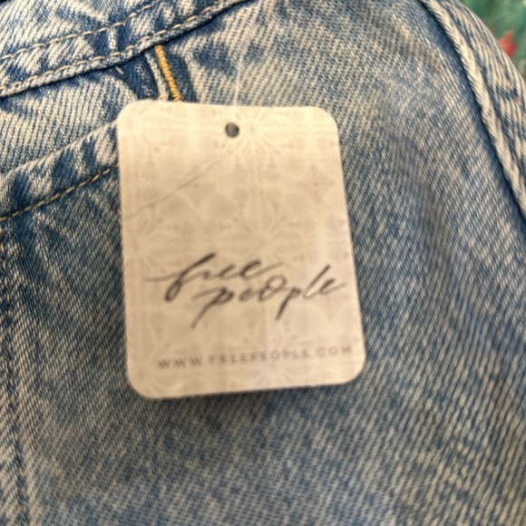 Free People Denim Skirt Skort - Picture 3 of 4